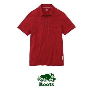 Roots 73 Red Polo Logo Shirt